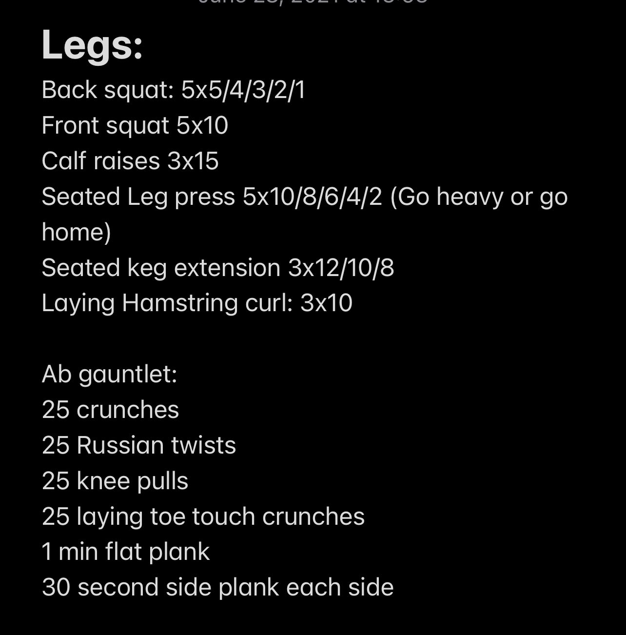 Yeti on X Leg day routine for Arnold split Get after it people https t 8vDiHNvQoQ X