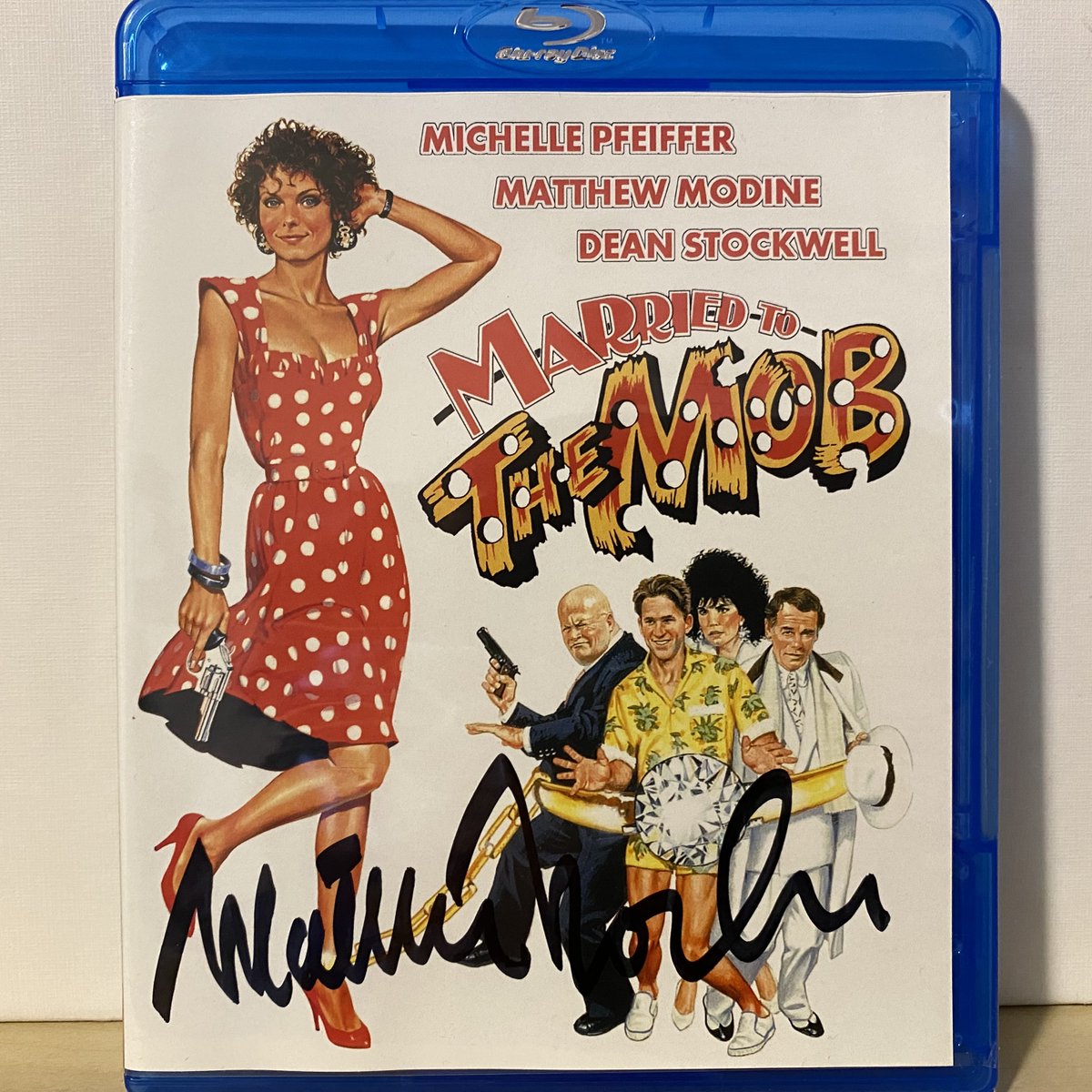 RETWEET by next Monday, July 5 for a chance to win this signed Blu-ray of Jonathan Demme's MARRIED TO THE MOB (1988) from <a href="/KinoLorber/">Kino Lorber</a>! I'll pick one winner and announce next Monday. Good luck! #ModineMonday