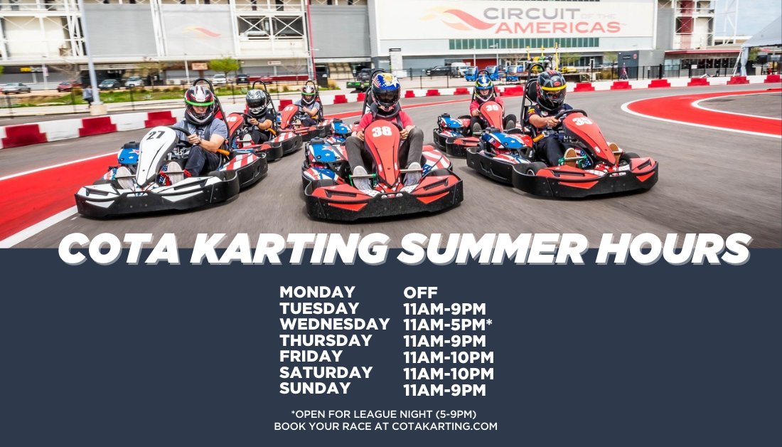 Little Ones Now Have a 'Place to Race' with Kiddie Karts at COTA! – Do512  Family