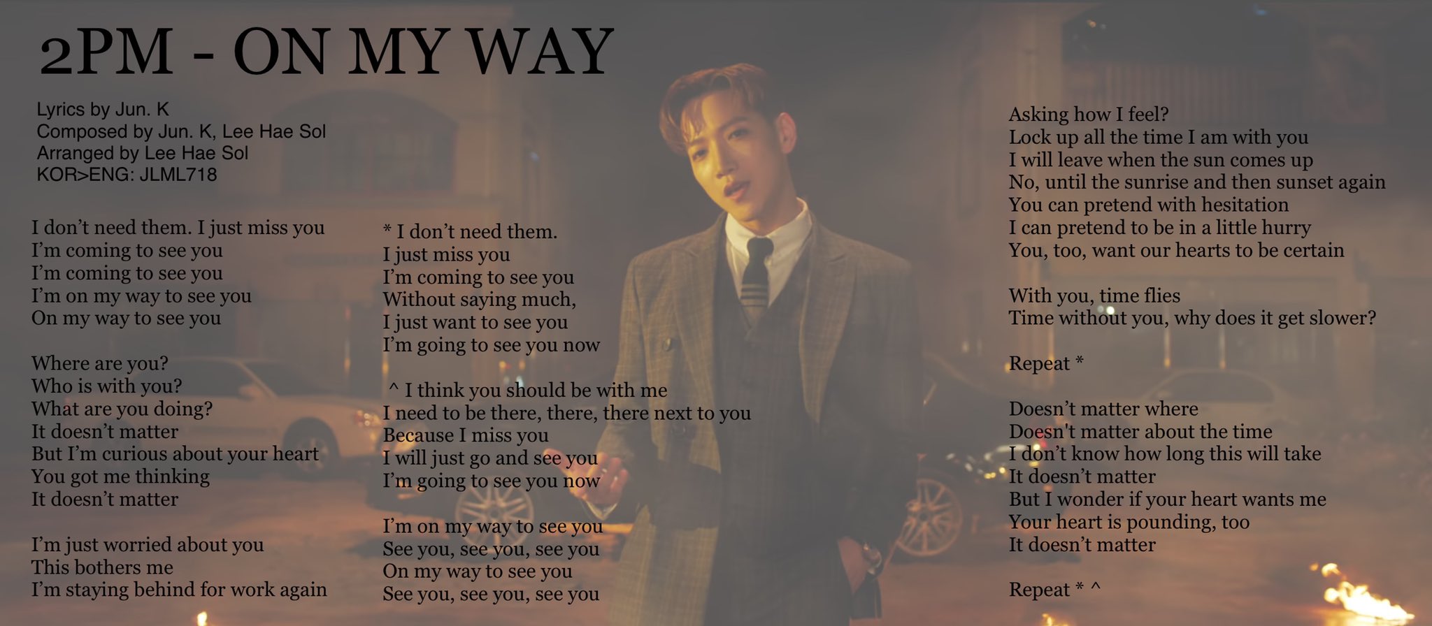 Jlml718 On Twitter 2pm Eng Trans Must Comeback Lyrics Full English Translation Engtrans Jun K Nichkhun Taecyeon Wooyoung Junho Chansung 준케이 닉쿤 택연 우영 준호 찬성 해야해 Tweet 1 Out Of 2 Https T Co Hh7ovab2kq