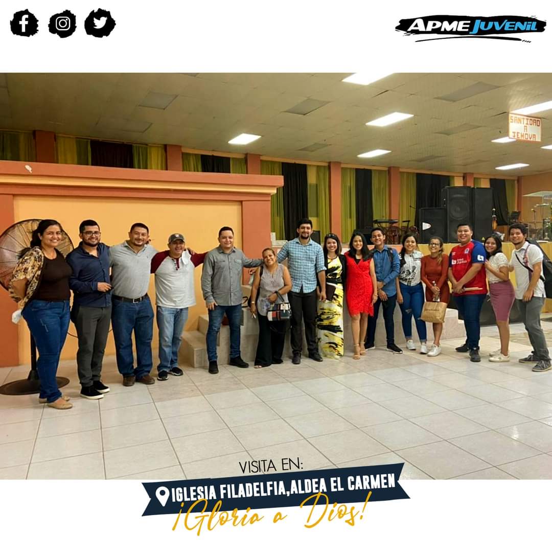APMEJuvenil's tweet photo. Te compartimos fotografías de lo que fué nuestra visita a la Iglesia Filadelfia de Aldea El Carmen
¡Gloria a Dios por su respaldo!

#ApmeJuvenil #ApmeJuvenilhn https://t.co/lJD47wUVkr