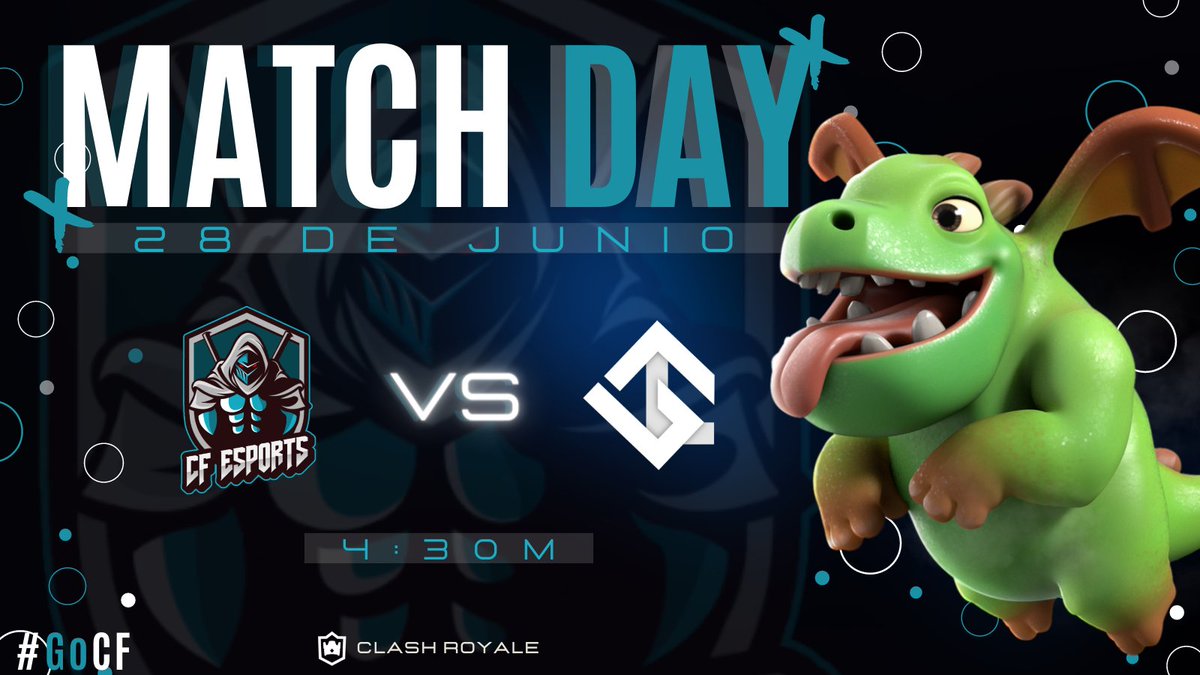 #CR | #MatchDay 

🏆 | <a href="/COR_Cup/">COR Cup</a>
🆚 | <a href="/GodLevel_/">GodLevel Gaming 🎄</a>
🗓 | 8vos de Final
🕒 | 16:30🇵🇪

Hoy tenemos un único partido, pero igual saldremos a por las de ganar. 

A dejarlo todo en la arena👀🙌🏼

#GoCF #WeAreCF