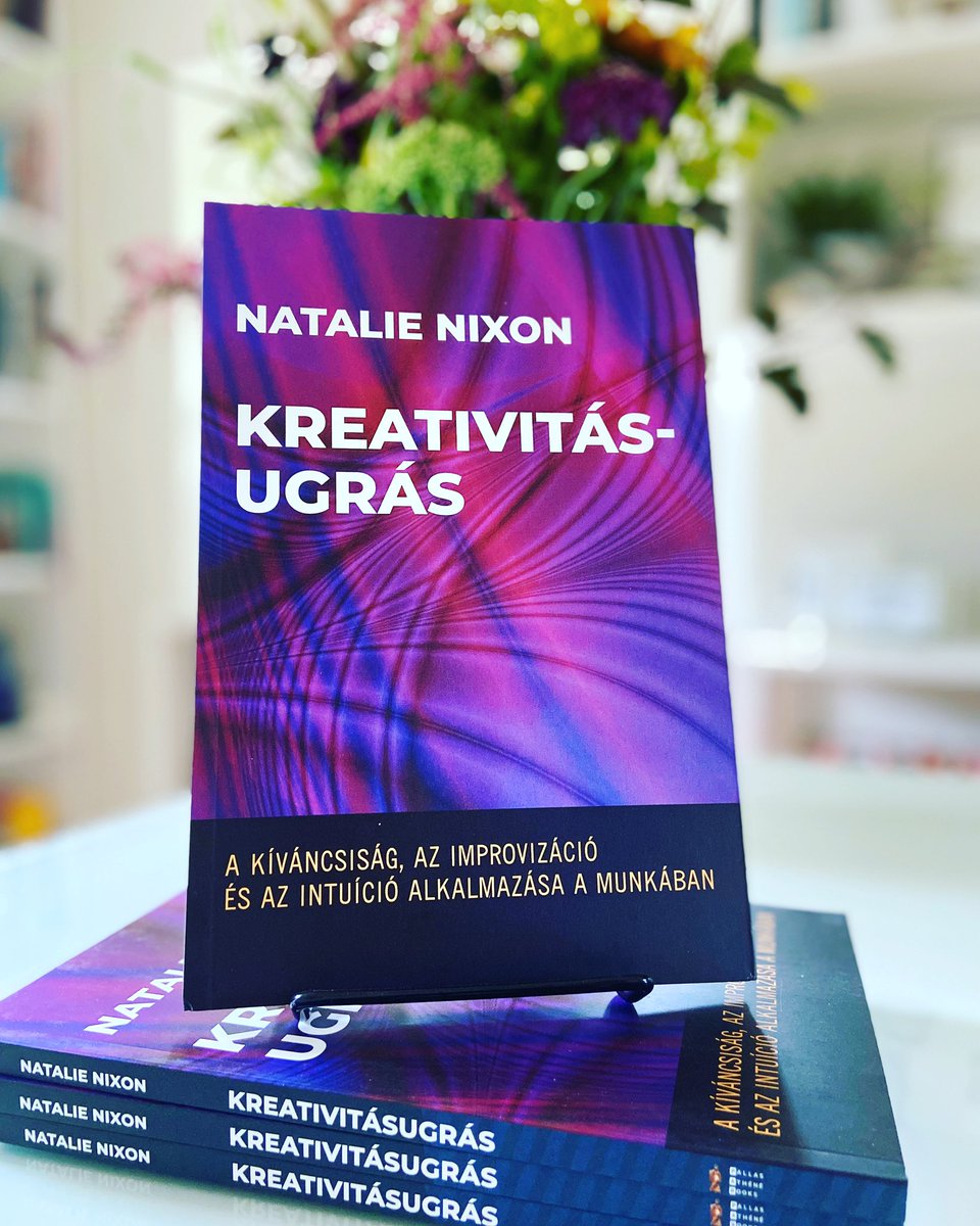 natwnixon's tweet photo. Wow!! So cool! The HUNGARIAN version of “The Creativity Leap “ is out!! Thank you Hungary & @bkpub !!😊🙌🏽😊🙌🏽🙏🏾 #creativity #creativityleap #hungary #books #bestbusinessbooks https://t.co/ljOb8YumJh
