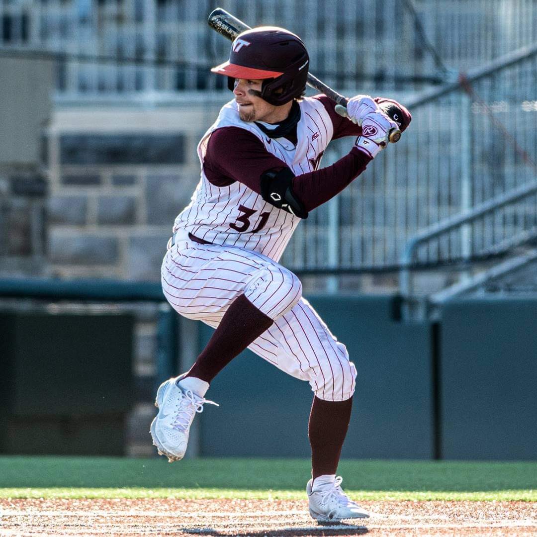 Virginia Tech Baseball (@hokiesbaseball) on Twitter photo The force is strong with this one.
Recognized for his next-level talent among first-year prospects, <a href="/jhurlz5/">Jack Hurley</a> has been tabbed a 2021 <a href="/CollegeBallNat/">College Baseball Nation</a> Freshmen All-American:
๐ธ 51 GP, 45 GS
๐ธ 40 R, 10 2B, 6 HR, 25 RBI
#Hokies ๐ฆโพ๏ธ The force is strong with this one.
Recognized for his next-level talent among first-year prospects, <a href="/jhurlz5/">Jack Hurley</a> has been tabbed a 2021 <a href="/CollegeBallNat/">College Baseball Nation</a> Freshmen All-American:
๐ธ 51 GP, 45 GS
๐ธ 40 R, 10 2B, 6 HR, 25 RBI
#Hokies ๐ฆโพ๏ธ