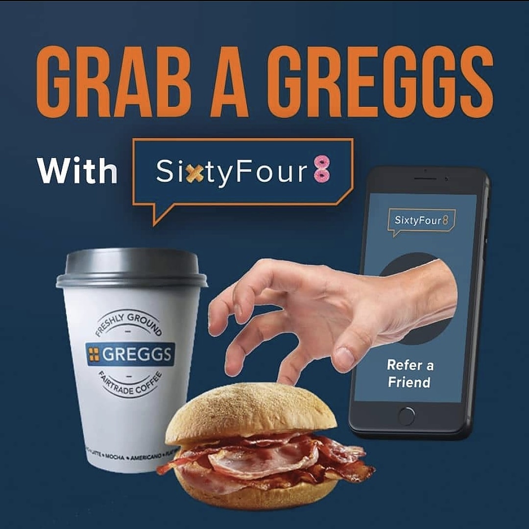 SixtyFour8Ltd's tweet photo. Grab A Greggs @sixtyfour8
Website in bio to find out more
#sixtyfour8 https://t.co/upvko4xLKo