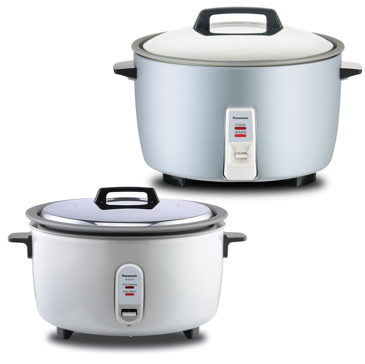 "How does a rice cooker know when to stop cooking?

The answer is delightfully low-tech. It switches off when it detects a sudden bump in temperature, which happens when all the water has been boiled off and heat cannot dissipate by evaporation."