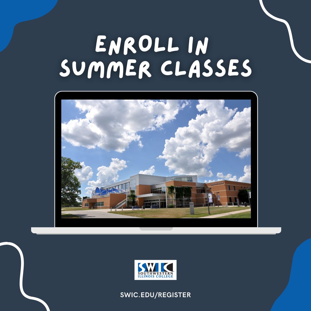 SWICedu's tweet photo. One week left to enroll in summer courses! Pick out your class through your eSTORM account or for more information, visit: https://t.co/pAXRStdQWD.
#swicedu #bellevilleil #granitecityil #redbudil https://t.co/A5ZvoPGVQG