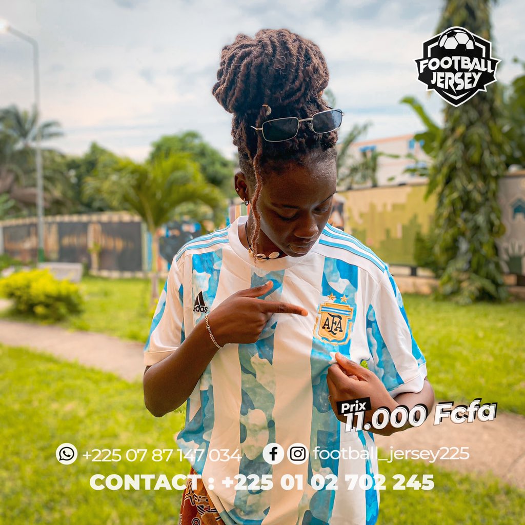 gelo_graphie's tweet photo. Maillot de l'équipe d’Argentine 🇦🇷 disponible au prix de 11.000fr.
Matiere: Polyester &amp; Polyester Blend, évacuant l'humidité, séchage rapide.

Livraison gratuite partout à Abidjan https://t.co/m7lFhJSfZx