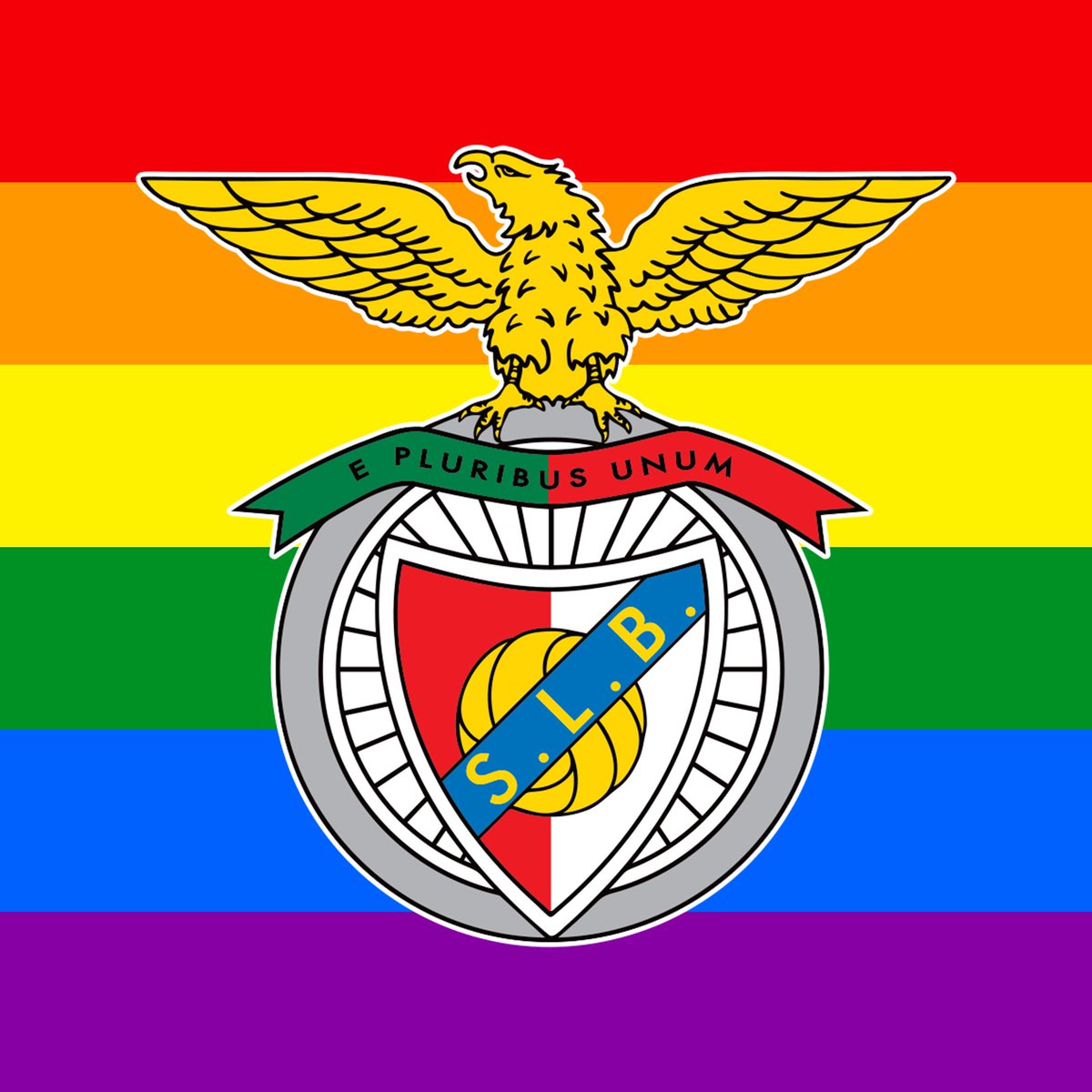 Respeito, liberdade, tolerância, igualdade e orgulho. Somos todos Benfica. Feliz #Pride2021!