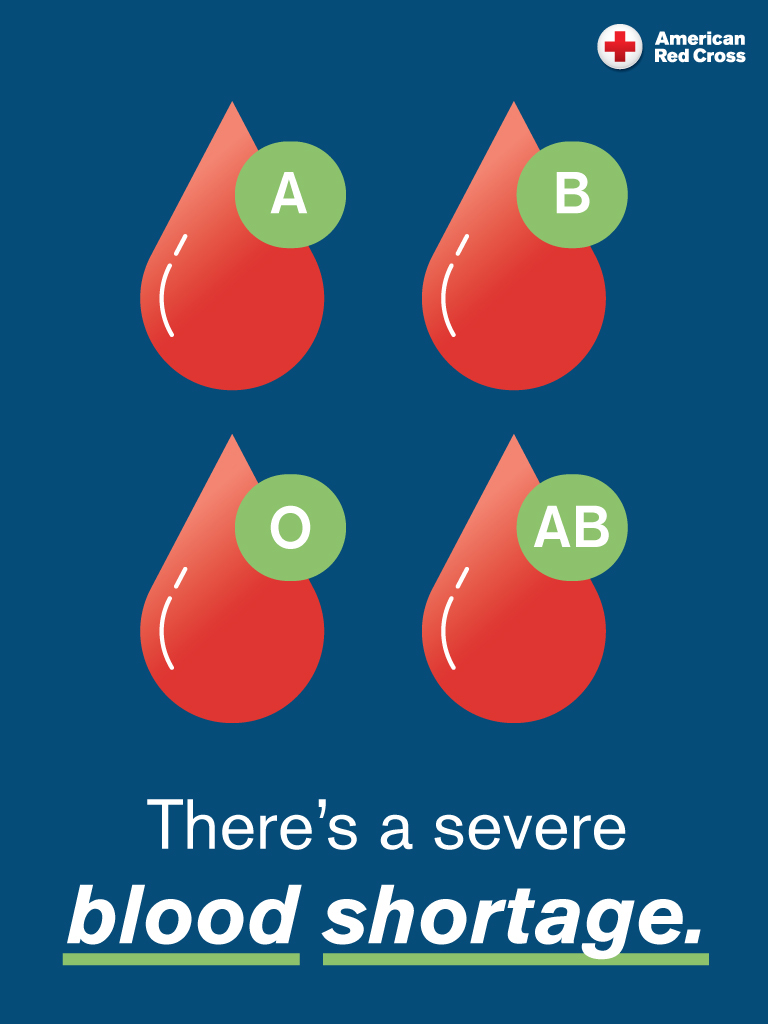 RedCross's tweet photo. We're working around the 🕰️ to meet the extraordinary nationwide demand from hospitals and patients who need blood. Schedule an appointment to donate today: https://t.co/QgqNHEjEms https://t.co/K3iCvwvAJ3