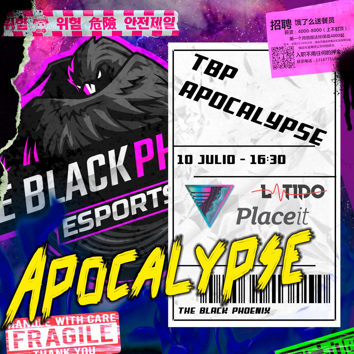 Lo veíais en nuestro icon, os dimos pistas...
Pero ya es hora de presentaros: TBP Apocalypse⚔️

Un torneo clasificatorio donde los 16 primeros entraréis en el la batalla real del Tekken Ibérico. 🇪🇸, 🇵🇹 &amp; 🇦🇩

¿Estáis listos? Plazas Limitadas!!

✅smash.gg/tournament/tbp…