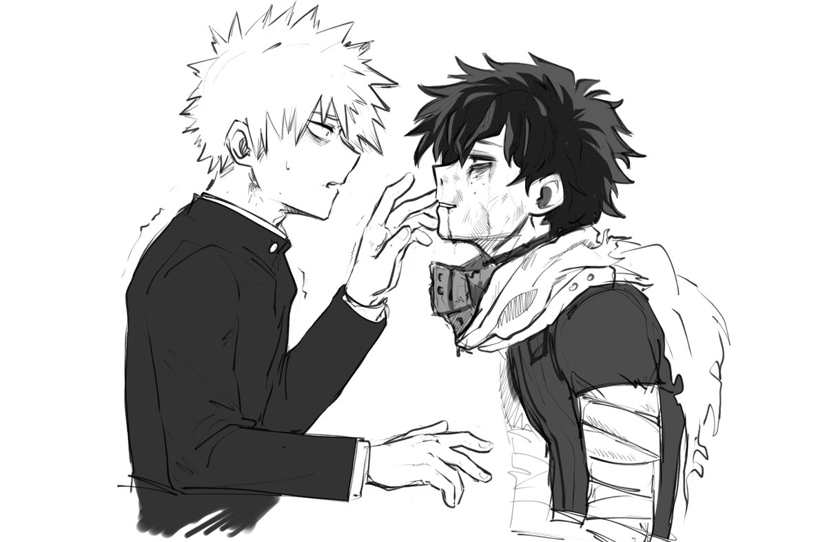 I wonder how MS!Kacchan would react if he saw the poor Deku from the latest...