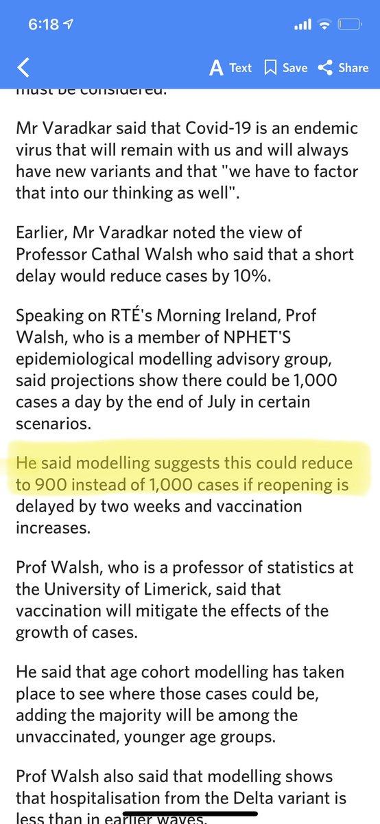 Declan82346268's tweet photo. This is insane. Govt considering delay to hospitality, with acknowledged devastating effects, to potentially reduce case numbers by just 10%. Madness! @LeoVaradkar @MichealMartinTD @EamonRyan @simoncoveney @SimonHarrisTD @Paschald @cathmartingreen @jackfchambers @RecovAIRie https://t.co/X9dE2VKUPc