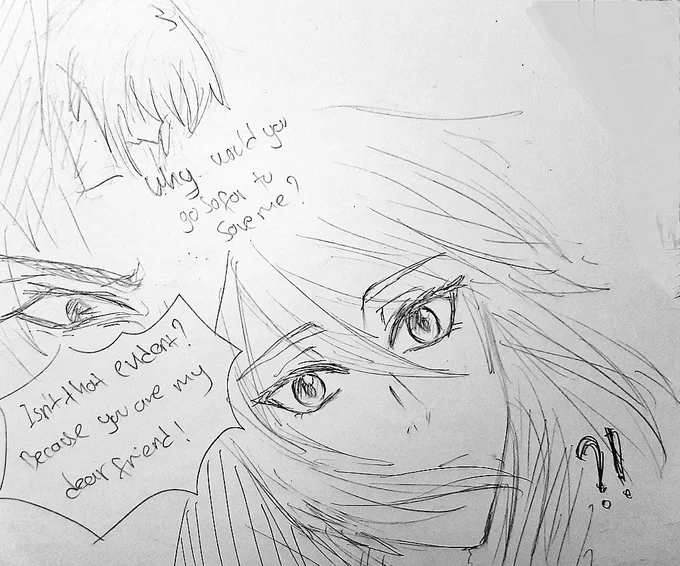 Who love this part of SherLiam? 😩❤🤚

(Finally, I can sketching a bit...)
.
.
#憂国のモリアーティ #MoriartyThePatriot #Yuumori #sherliam 
