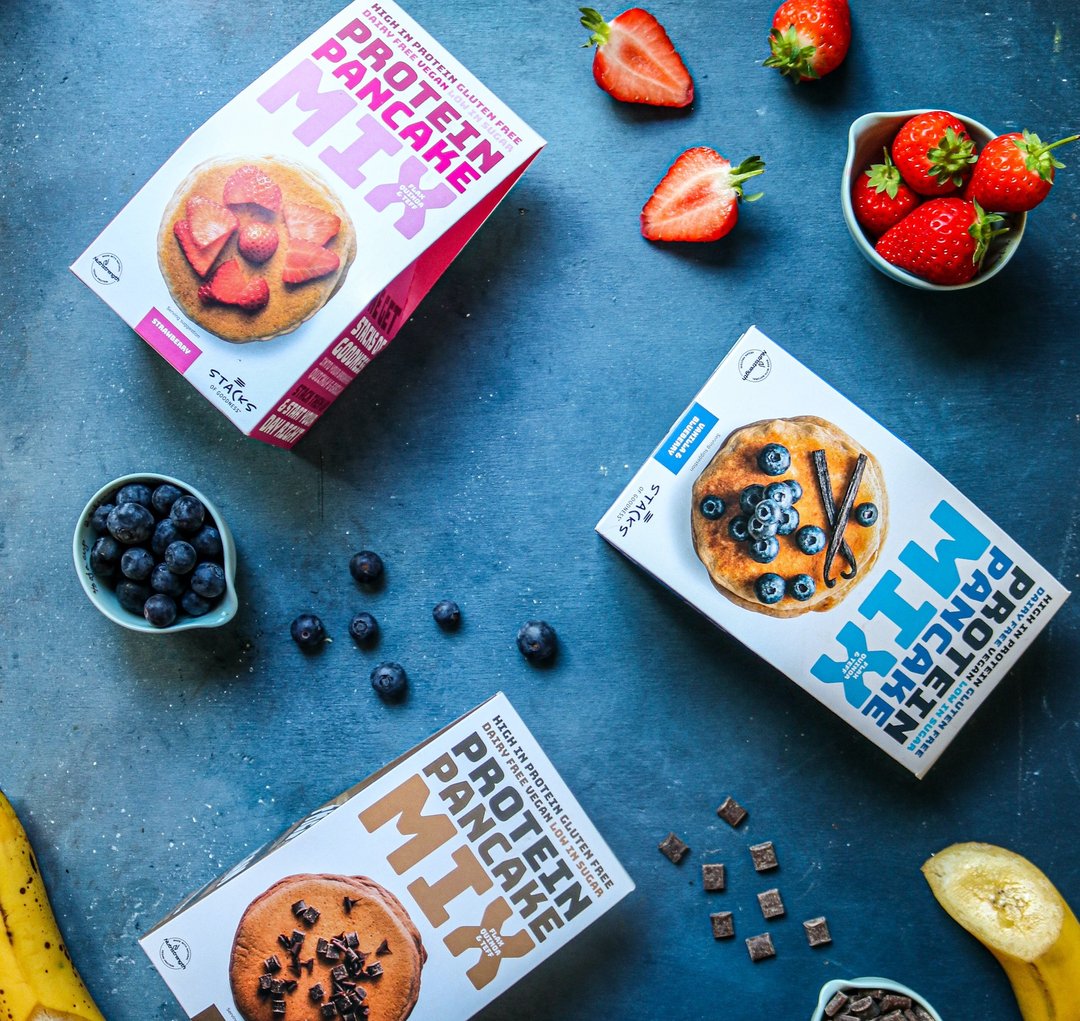 Twisty trio of tasty stacks...
loving our protein pancake stacks that makes breakfast a speedy, fun, delicious experience at home!

#makein5 #pancakestack #pancakegoals #pancakes