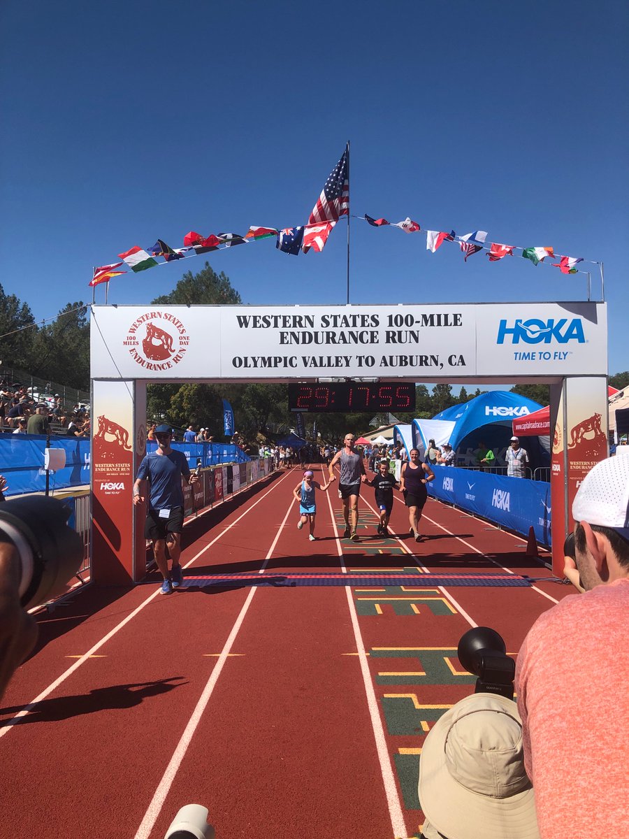 PSHSCougarsXCTF's tweet photo. Finished the Western States 100 in 29:17:59. I probably wouldn’t have made it past 10 miles in the epic Sierra Nevada Mountains if it wasn’t for the TEAM (Crew and Pacers) - Jane, Sean, Mary, Jake, Chris and Nick!! Thank you all!☘️#TheCRC #PMA #WS100 https://t.co/XbZjmljprf
