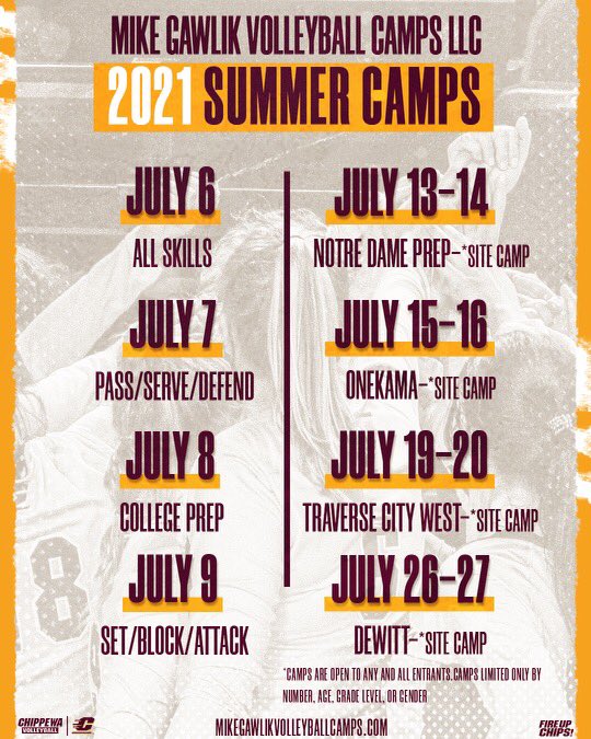 CMU Volleyball on Twitter "Prepare for summer open gyms and club