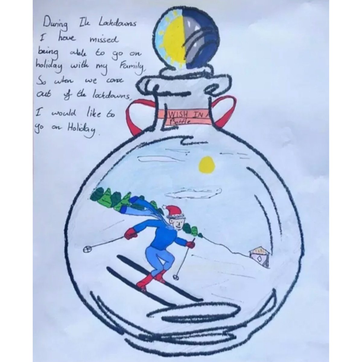 BottleMoments's tweet photo. Lots of us have been dreaming of summer holidays, but who else is keen to hit the snowy slopes like Harry? ⛷ #bottlemoments https://t.co/KQ2dH5pjSA