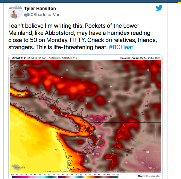 RRocketstar's tweet photo. Whelp my Province is breaking heat records. E-E https://t.co/lx8Klu0hHM