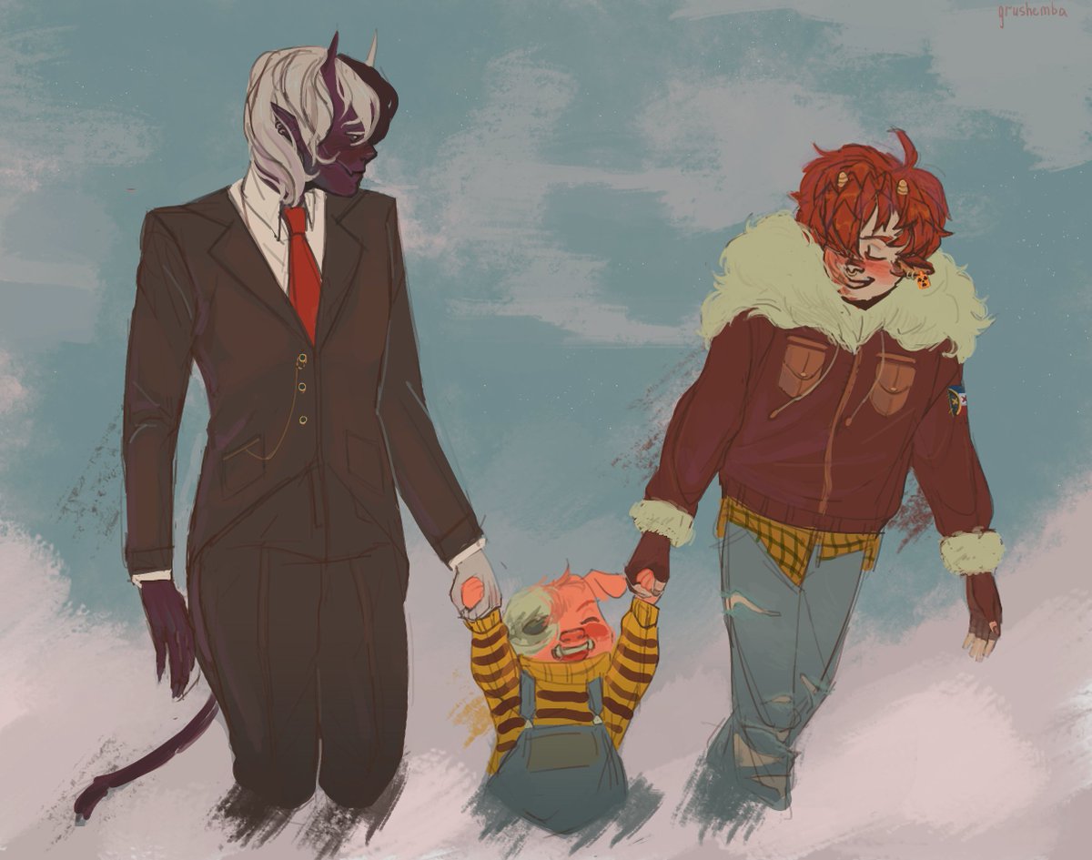 grushemba1's tweet photo. this drawing is kinda old, but why not :)
more happy family content!! let's gooo
#beeduofanart https://t.co/hpgpcBdXf1