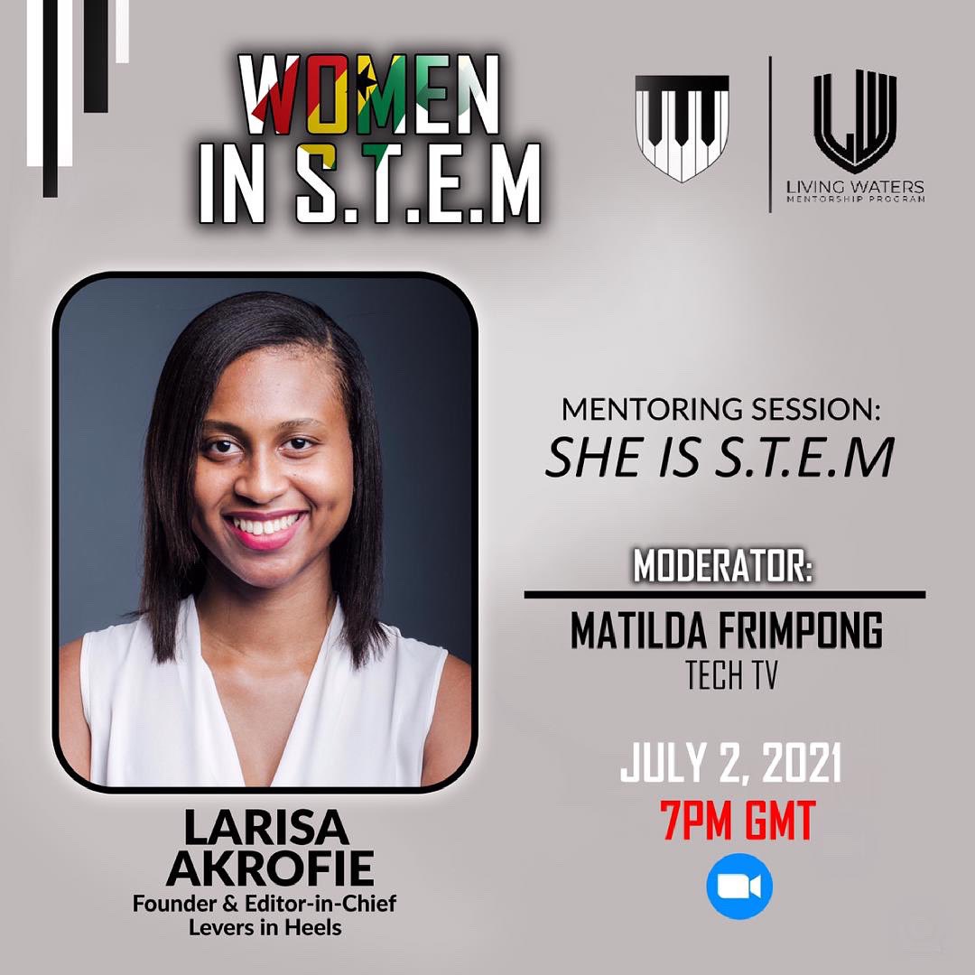 AchimotaSchool's tweet photo. #AchimotaExcellence πΉ #SheIsSTEM π¬π
Akora Larisa Akrofie is Founder and Editor-in-Chief of Levers in Heels @leversinheels β Africaβs leading online community championing African women in Science, Technology, Engineering, and Mathematics (STEM). https://t.co/itWO9GueoX