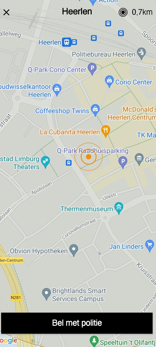 Melding 112 Muzenlaan Heerlen