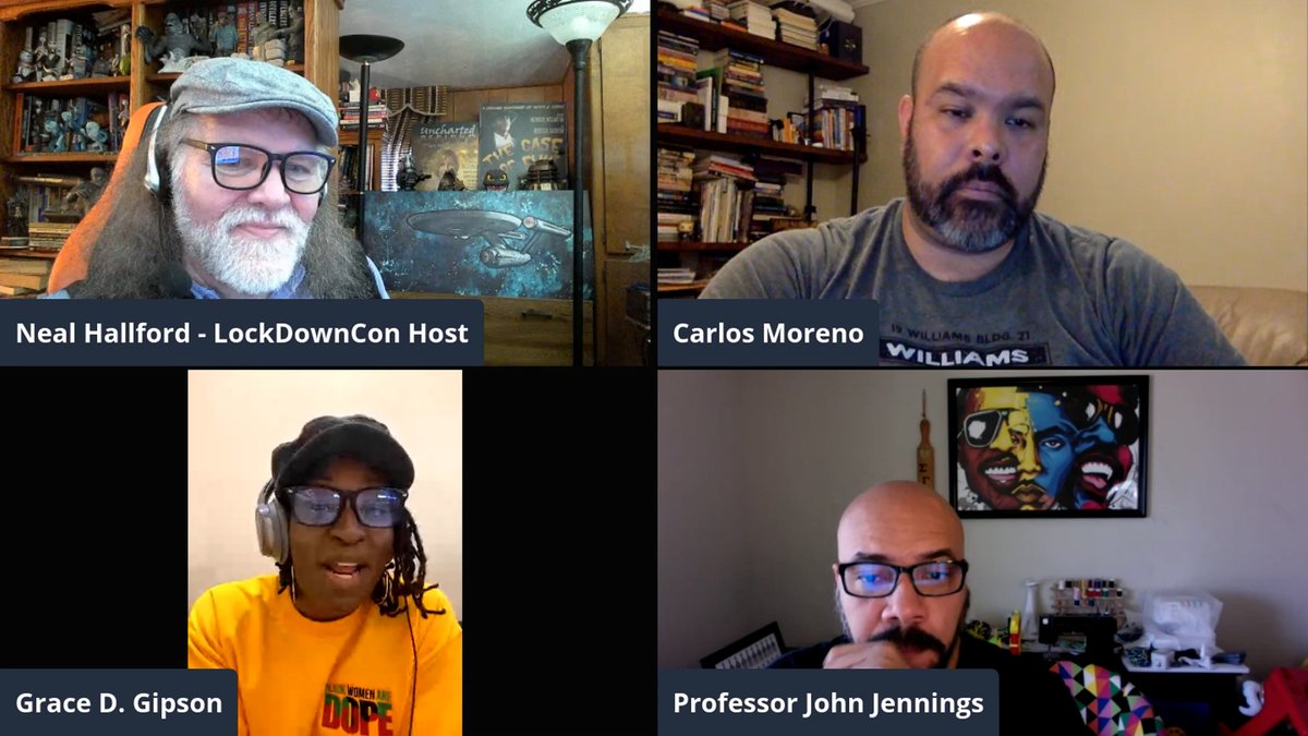 LockDownCon's tweet image. Smiles from our Saturday panels, pt. 1