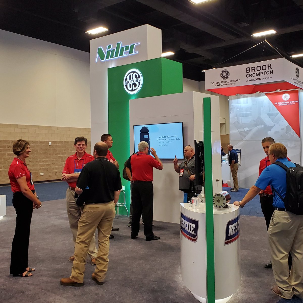 NidecMotorCorp's tweet photo. Trust in U.S. for severe duty performance. Check out our #WorldMotor models, now available in both NEMA and IEC configurations @ booth 119 during #EASA21! #conventions #Nidec https://t.co/Kt3yPuXX0X