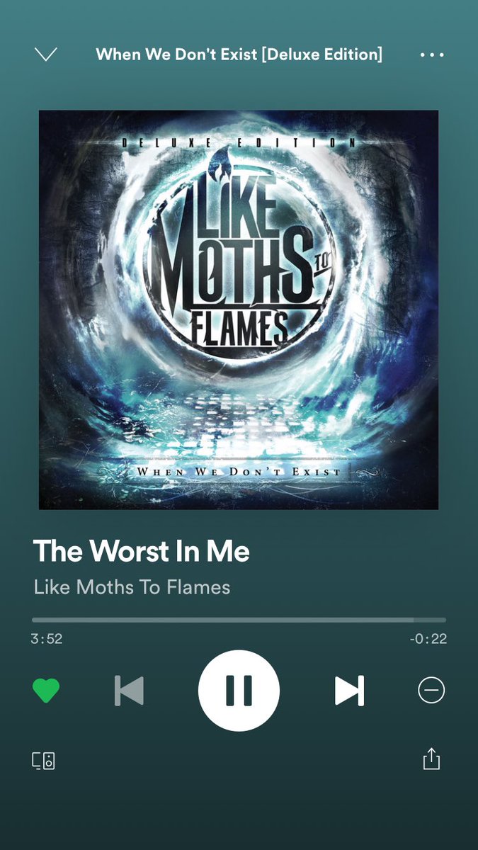 Feverwhite's tweet image. It’s Moth Monday I see! Let’s take it back to the roots of it all! @LMTF #WhenWeDontExist #StayMetal #Metalcore