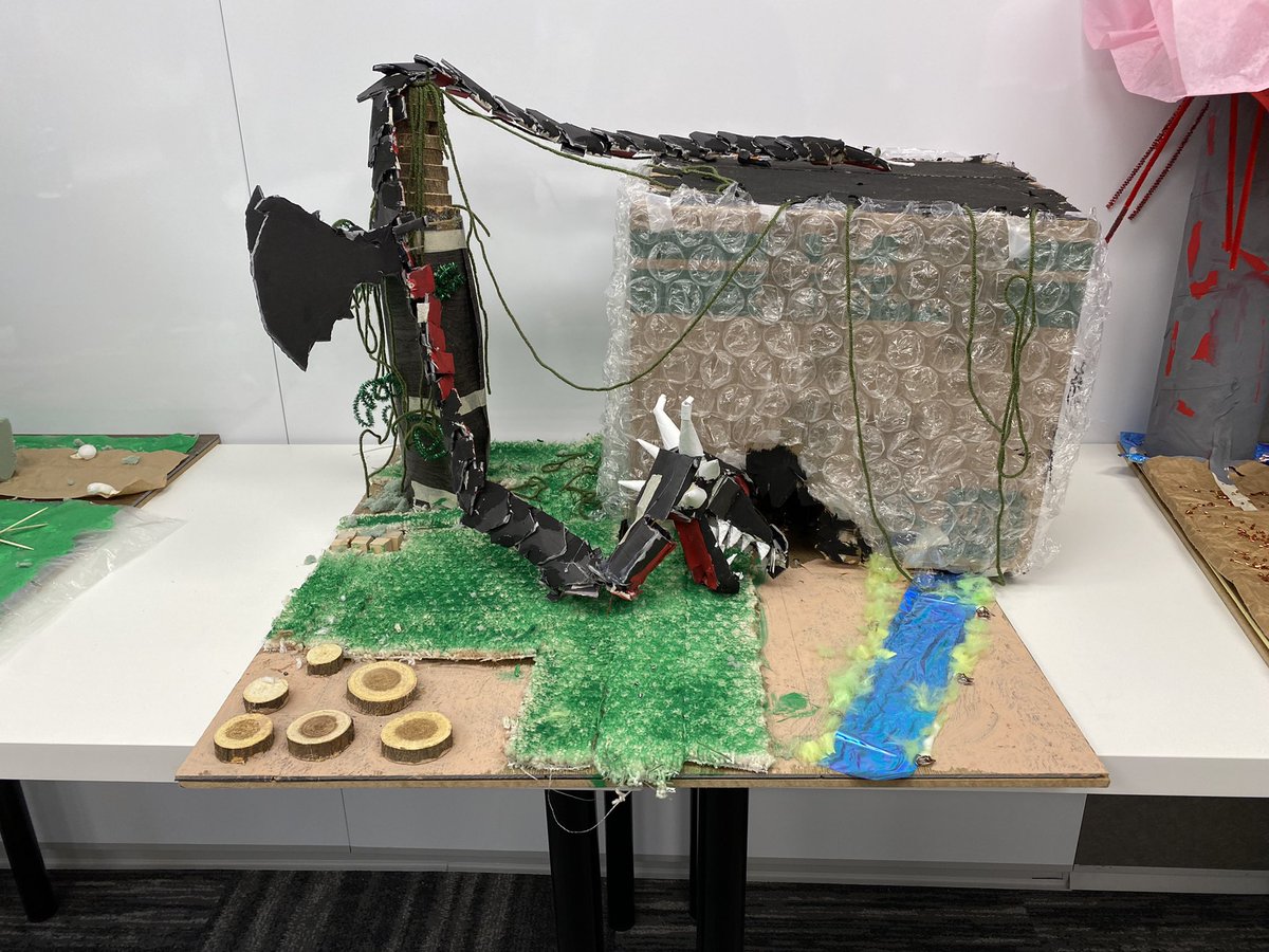 FishersMPG's tweet photo. Our campers had a lot of fun creating with recycled and unique materials they found on the Nickel Plate Trail. Thank you to @HighFreqArts for leading our camp! 🛠🎨 https://t.co/nYfRFBcKMR