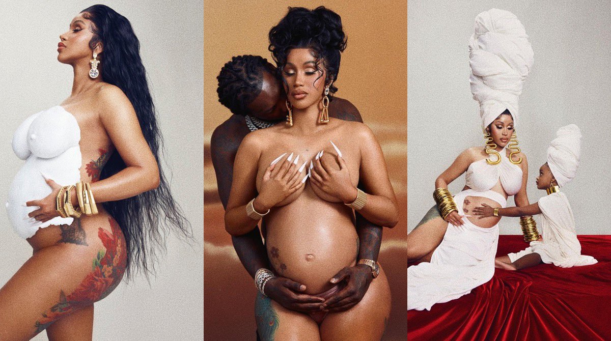 This is so beautiful. Congrats once again Cardi and Offset! 🥺🤍