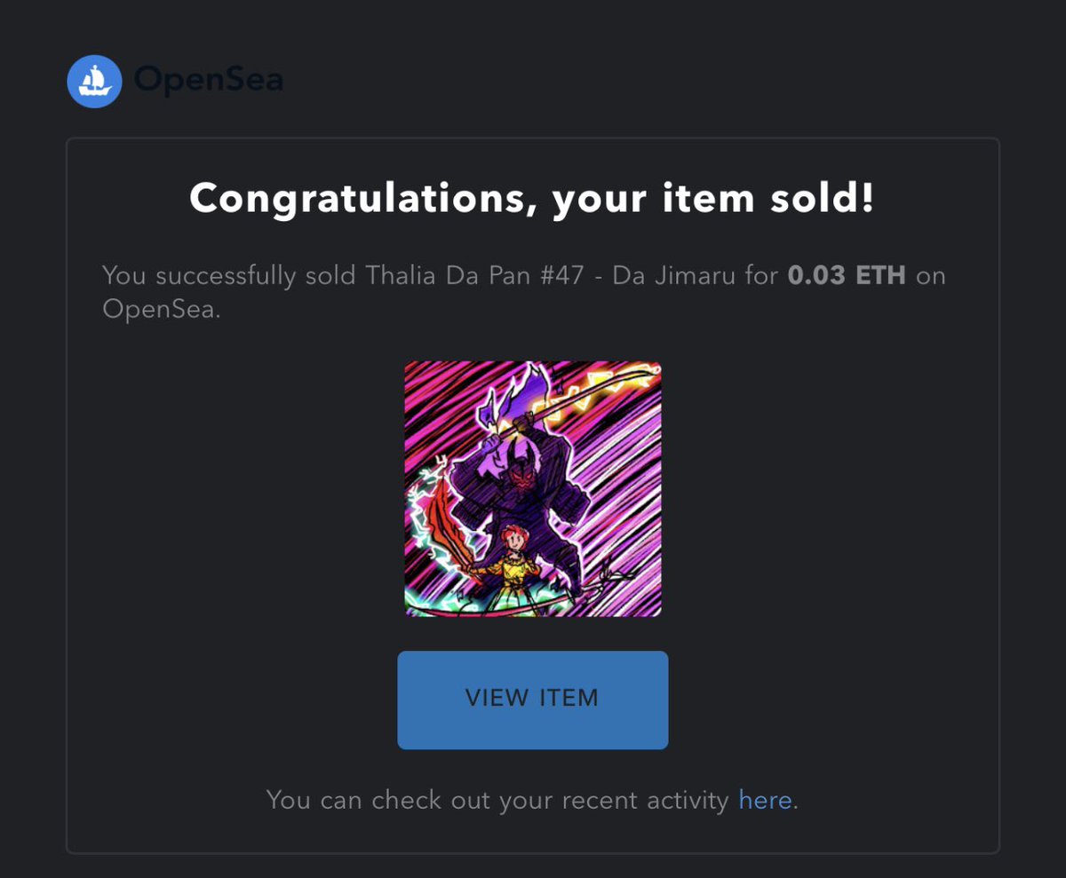 PanNft's tweet photo. 🌼🔥“SOLD”🔥🌼

🎟Thalia Da Pan #47 - Da Jimaru🎟

‼️For Private Sale ‼️
👉🏼0.030 ETH🥰

And The Winner is @NightKidzNFT✨

🔥Thank you very much everyone for choosing to collect my work. I hope my work can bring happiness to everyone!!🔥

#NFTs #nftcollector #NFTcomunity https://t.co/gTmXsBNhpe