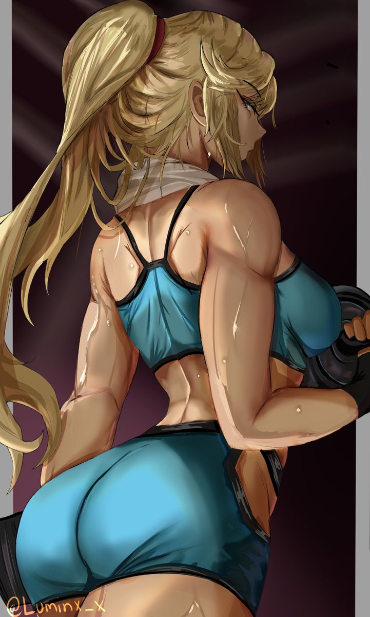 Luminx_x's tweet photo. Getting in shape for Dread
#MetroidDread #Samus https://t.co/d3JMyD3m9E