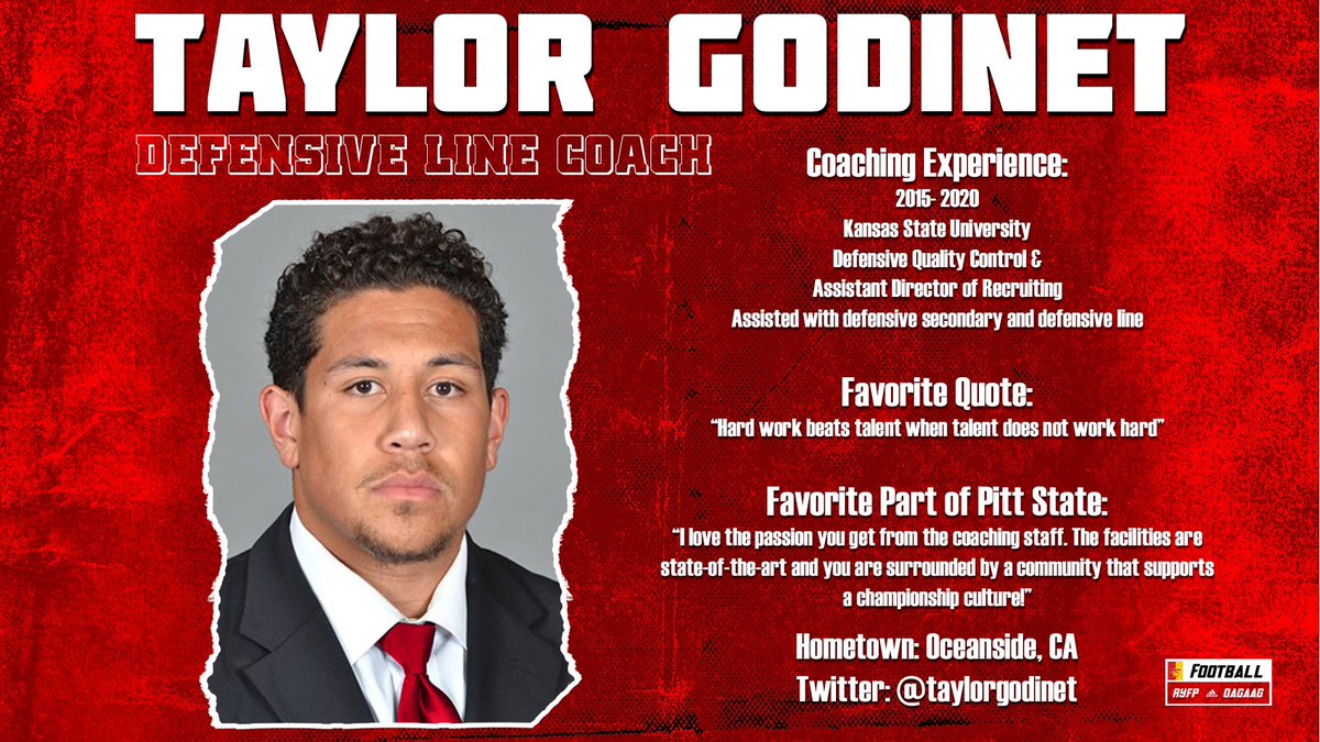 Gorilla Nation ‼️

Please welcome Coach Godinet (<a href="/taylorgodinet/">Taylor Godinet</a>) to our football staff. Go show him some love! 

#RYFP // #OAGAAG