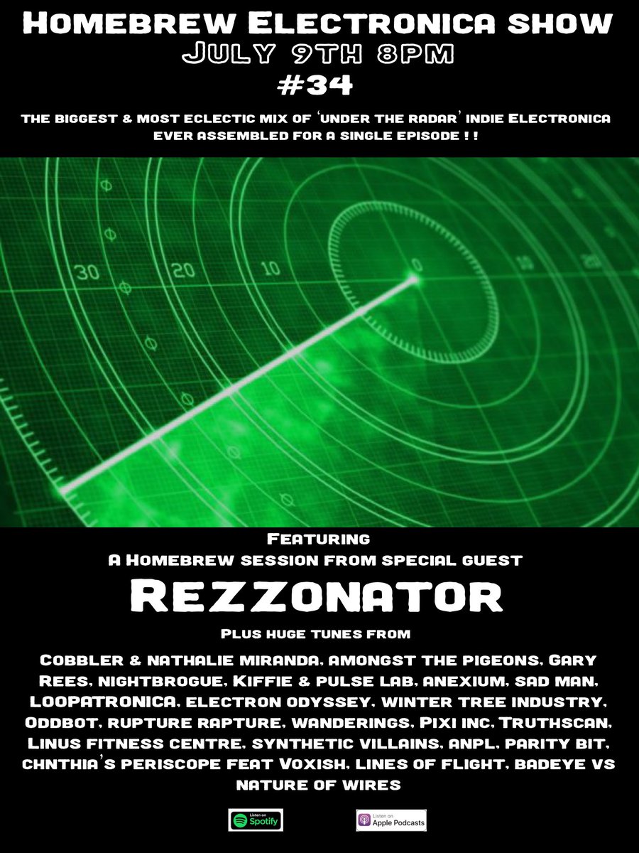 HomeBrew Electronica Show tweet media