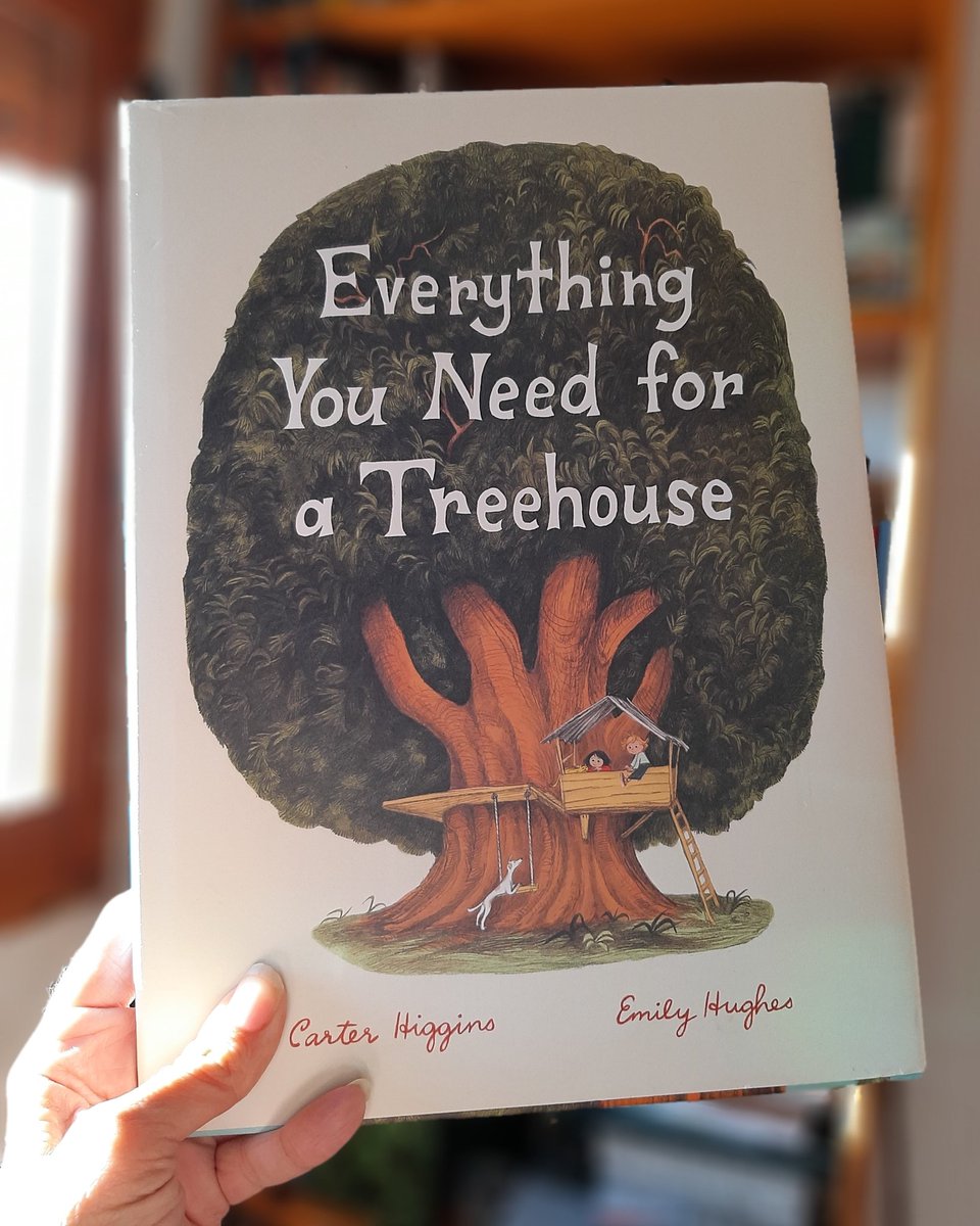 MariaSender's tweet photo. Pues ya estoy lista para que lleguen las vacaciones. 
#libros #libro #everythingyouneedforatreehouse #carterhiggins #emilyhughes https://t.co/BenaNXRkx9