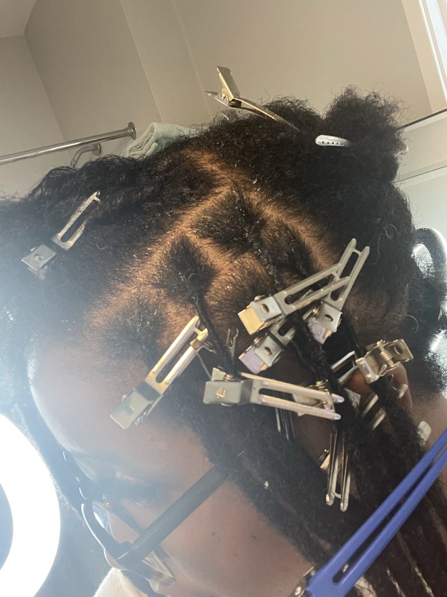 Baldie__Rose's tweet image. Ever wanted locs but didn’t want to go through the “short stage” 😔, or have existing locs that need repair🥺, I have the answer for you☺️ LOC EXTENSIONS 💈. 

Doing my own hair was a challenge but I LOVE the outcome,💕

I will be offering this service as well❤️

#locextensions