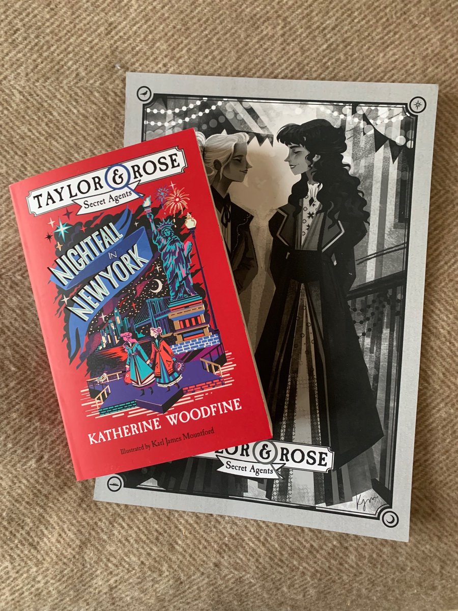 abielphinstone's tweet photo. Hooray! The final book in @followtheyellow's excellent TAYLOR &amp; ROSE SECRET AGENTS series. Katherine is one of the very best historical fiction writers for kids - richly imagined settings, wonderful characters &amp; thrilling plots - and I can't wait to read NIGHTFALL IN NEW YORK... https://t.co/ql0oIuAq5E