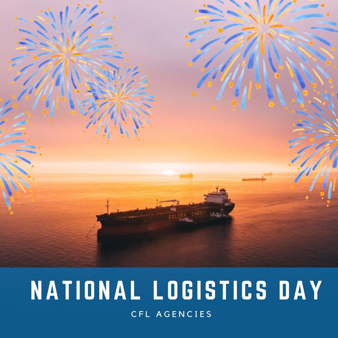 Today is #NationalLogisticsDay! It's a day dedicated to recognizing the importance of the logistics industry nationally & globally. 🌎 We are thankful to be a part of this critical industry and for all of the hard-working employees dedicated to keeping the world moving! #ShipCFL