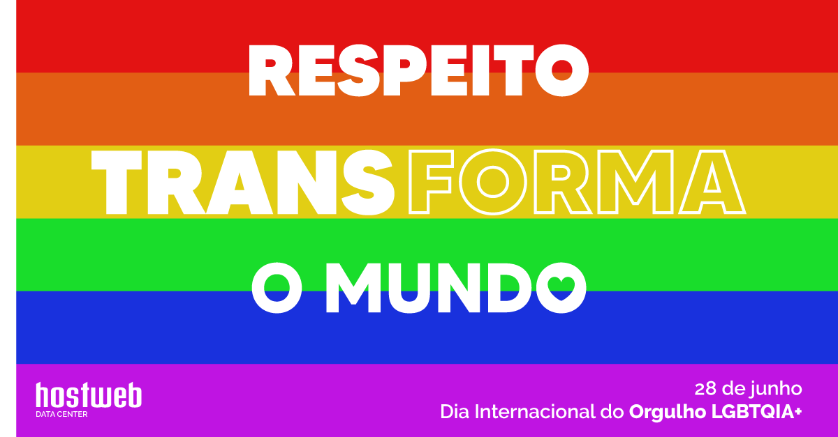 suahostweb's tweet photo. Neste 28 de Junho é celebrado o Dia Internacional do #OrgulhoLGBTQIA+, data que marca a luta por direitos, conquistas e, principalmente, que reafirma o orgulho de ser quem você é.  O #respeito transforma o #mundo! 🌈

#orgulhodeserhostweb https://t.co/iRkcXiwrGK