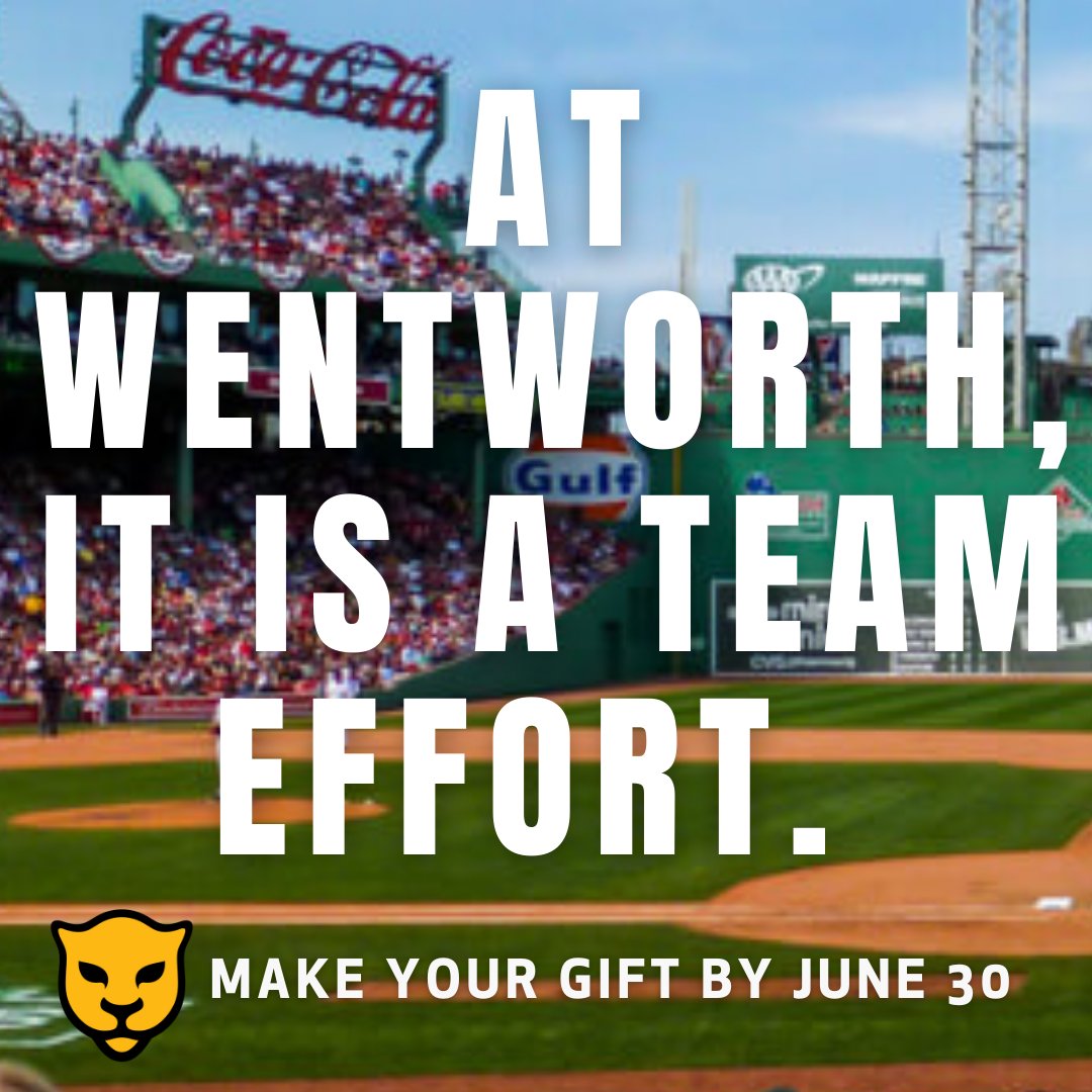 WentworthAlumni's tweet photo. Wentworth students solve complex problems together and make discoveries as a group. They quickly learn they can do more collectively than on their own. 

Make your gift to Wentworth for a chance to win two (2) tickets to see the Red Sox play on 8/26.

 https://t.co/WJCC2CxAZ5 https://t.co/C2XXWFUprP