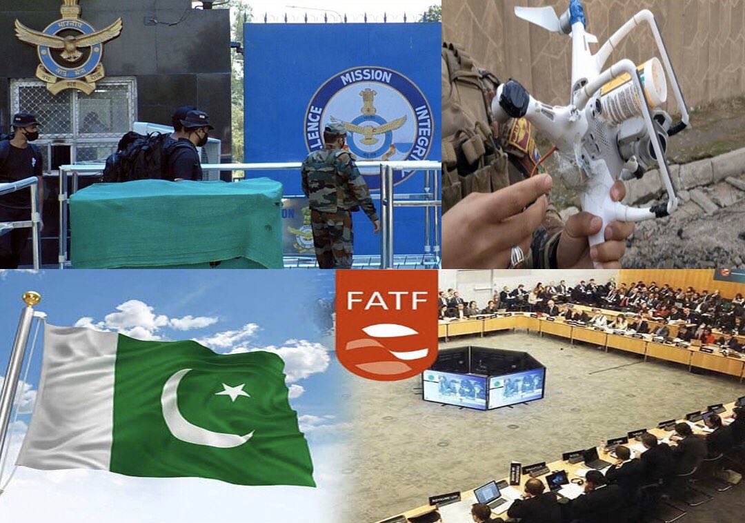 Manahyl_tk's tweet photo. By implicating Pakistan in Jammu Air Force Base Attack, India is trying to get Islamabad on FATF black list. Where its simply one of India’s fake attacks in order to defame Pakistan and Kashmir movement.
#AnotherStageManagedDrama https://t.co/ueptjkMCW4