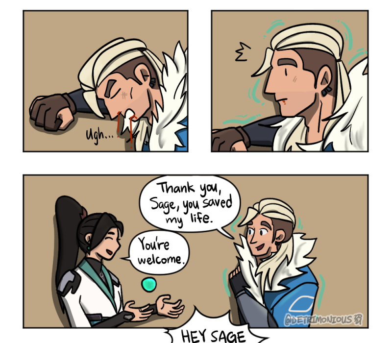 Detrimonious's tweet photo. you get the funkiest teams when you play as Sage

#VALORANT #ValorantArt https://t.co/qjgBnTyH66