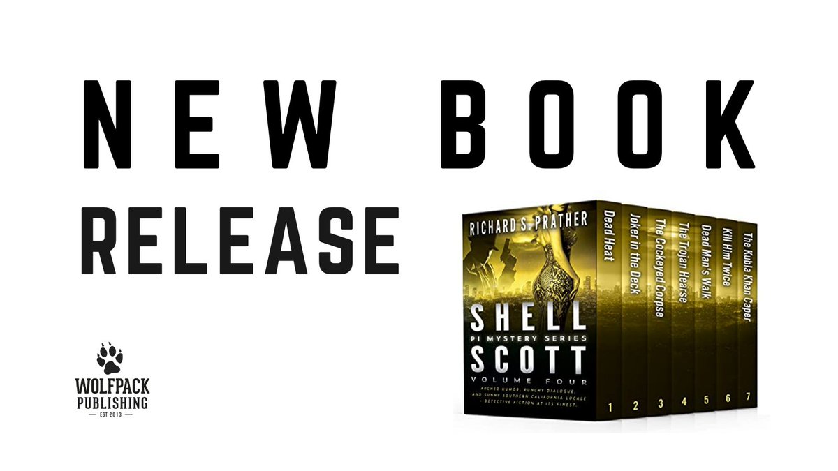 wolfpackpub's tweet photo. “Prather has a style that is addictive.”

SHELL SCOTT PI MYSTERY SERIES, VOLUME FOUR is available now. Click here: https://t.co/zxsruV43K4. 

#ShellScott #MysteryBooks #Mysteries #DetectiveSeries https://t.co/o1ETw80gn5