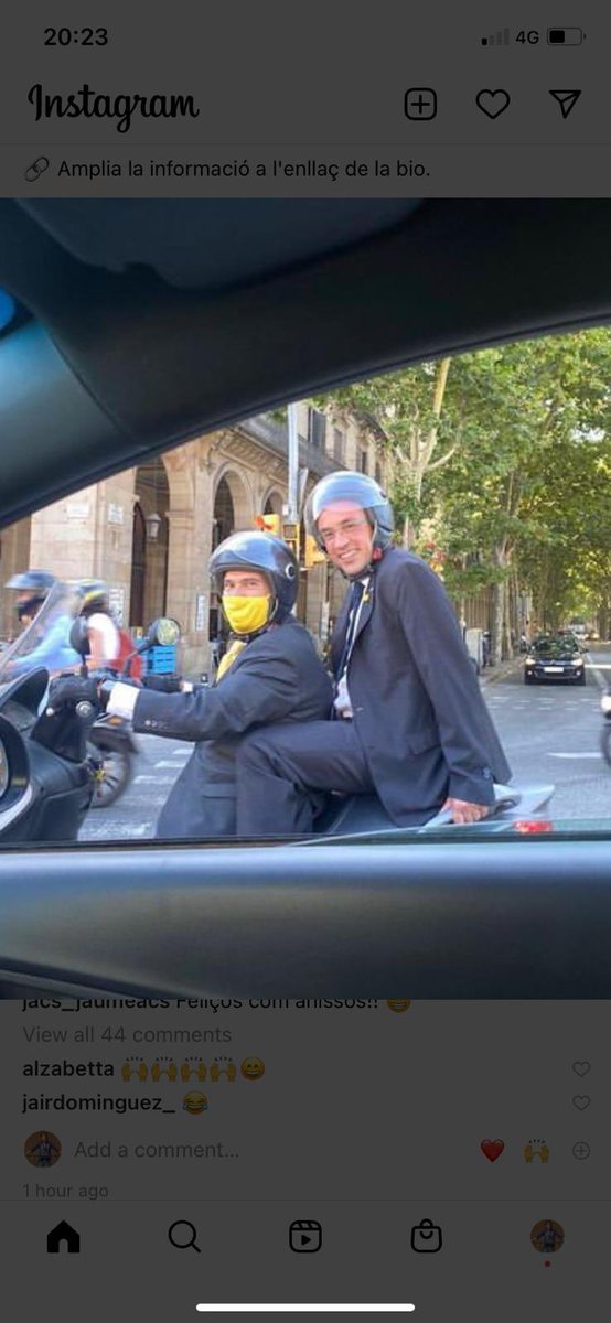 joseprull's tweet photo. Amb l’amic @JACS_JaumeACS i la reconfortant sensació del vent a la cara! Nova normalitat de la bona!
#Formigaatòmica 😉 https://t.co/GpM4aclHoY