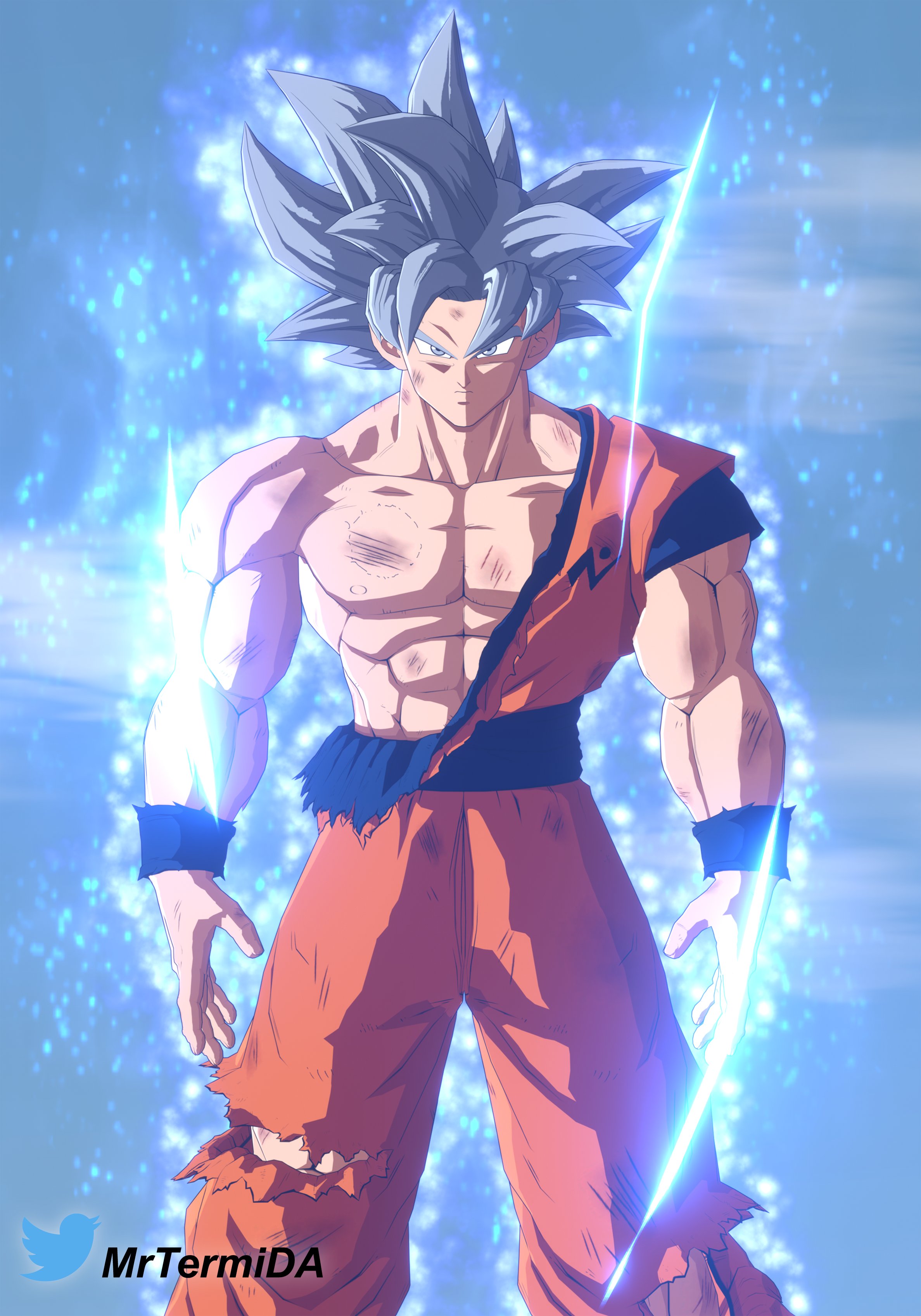 Berke (comms closed) على X: Textured Goku DBS clothes 4k Tris