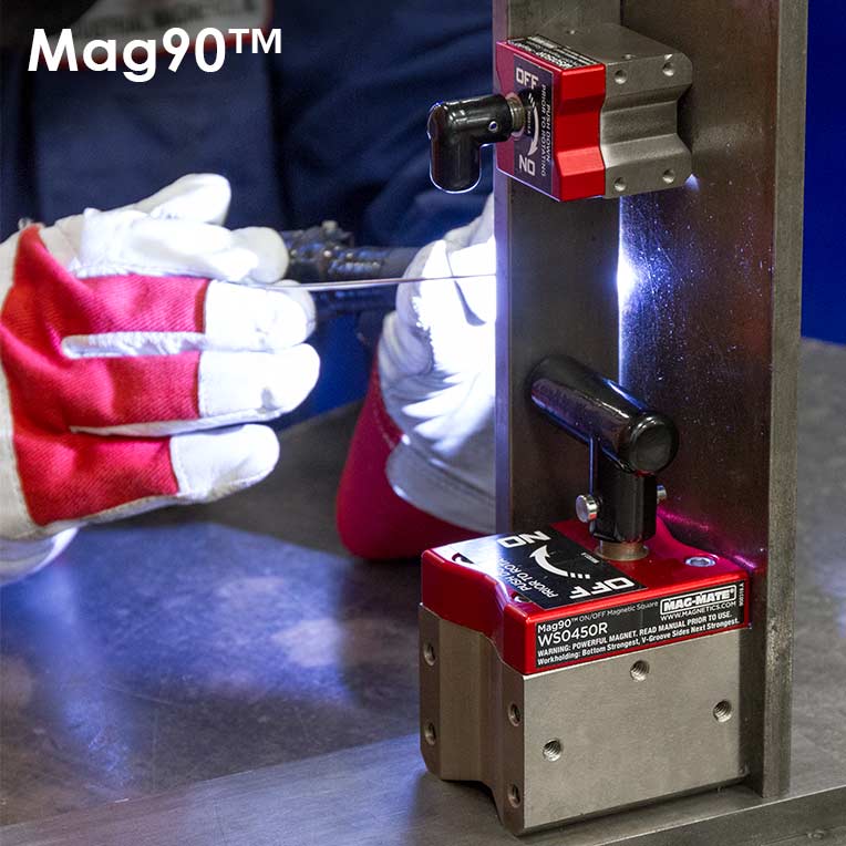 <a href="/IMImagnets/">Industrial Magnetics</a> - On/Off Permanent Magnetic Squares are extremely powerful &amp; eliminate the need for tedious clamping. The Mag90™ squares offer fast workholding on multiple sides for flat or round steel. See More Features Here: magnetics.com/industry.asp?i…