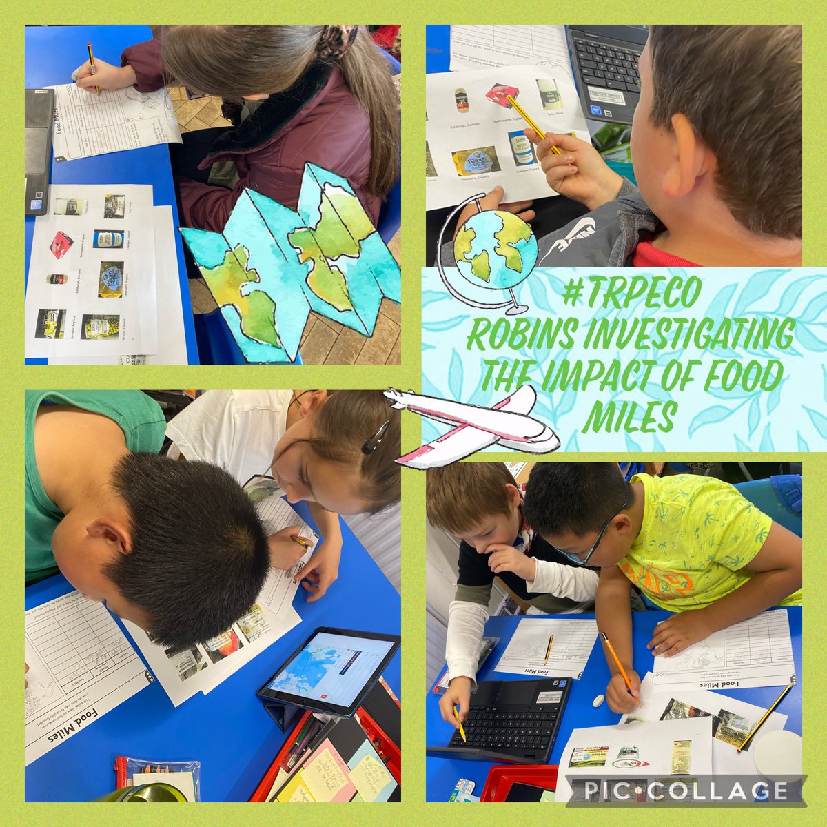 TerraceRoad's tweet photo. The Robins have worked hard investigating the impact of food miles on climate change for Green Day! ๐๐บโ๏ธ๐ข #trpeco #trpnum #trphum https://t.co/vZlt6xroNj