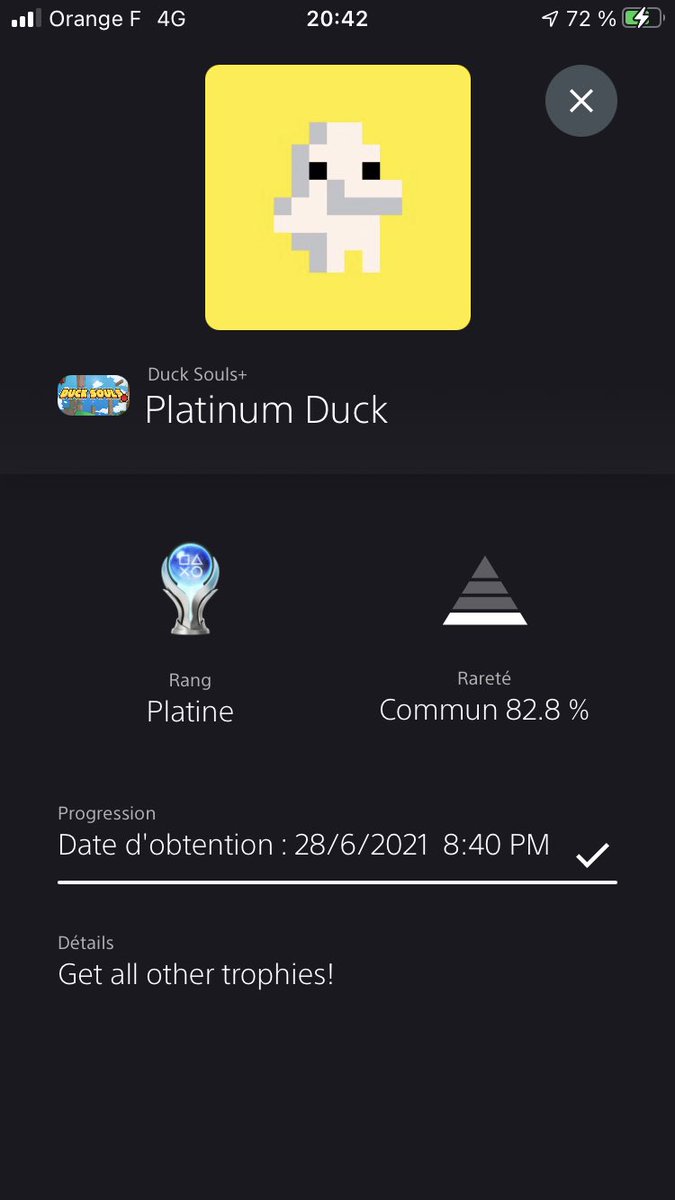 KHMaxACXVII's tweet photo. 428ème #platine #DuckSouls+ sur #PlayStationVita #GreenDinosaurGames @ViridinoStudios @RatalaikaGames https://t.co/0bVJ21C719