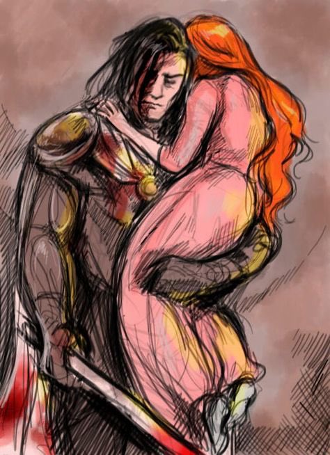 dailydaensa's tweet photo. “...she even sang for Tyrion the Imp and for the Hound. He is not a true knight but he saved me all the same, she told the Mother. Save him if you can, and gentle the rage inside him.” https://t.co/bEwnZSTDl7